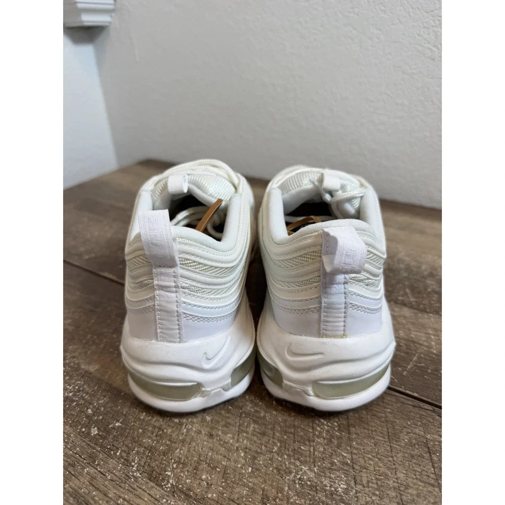 Nike Air Max 97 Mens Size 10.5 White Gray Athletic Running Shoes Sneakers
